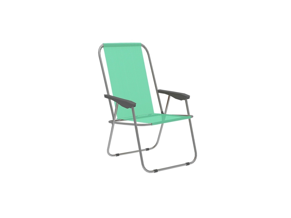 Silla plegable verde Marbueno para jardín y playa, Marbueno Verano