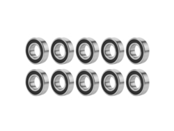 10 Rodamientos De Bolas De Ranura Profunda 6003-2rs Sellados Con Goma, 17x35x10 Mm