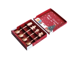 Juego de cucharas de café de acero inoxidable - Regalos de Navidad RNEMITERY