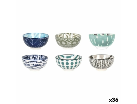 Cuenco LA MEDITERRÁNEA Midori Multicolor ø 11x5,8 cm (36 Unidades)