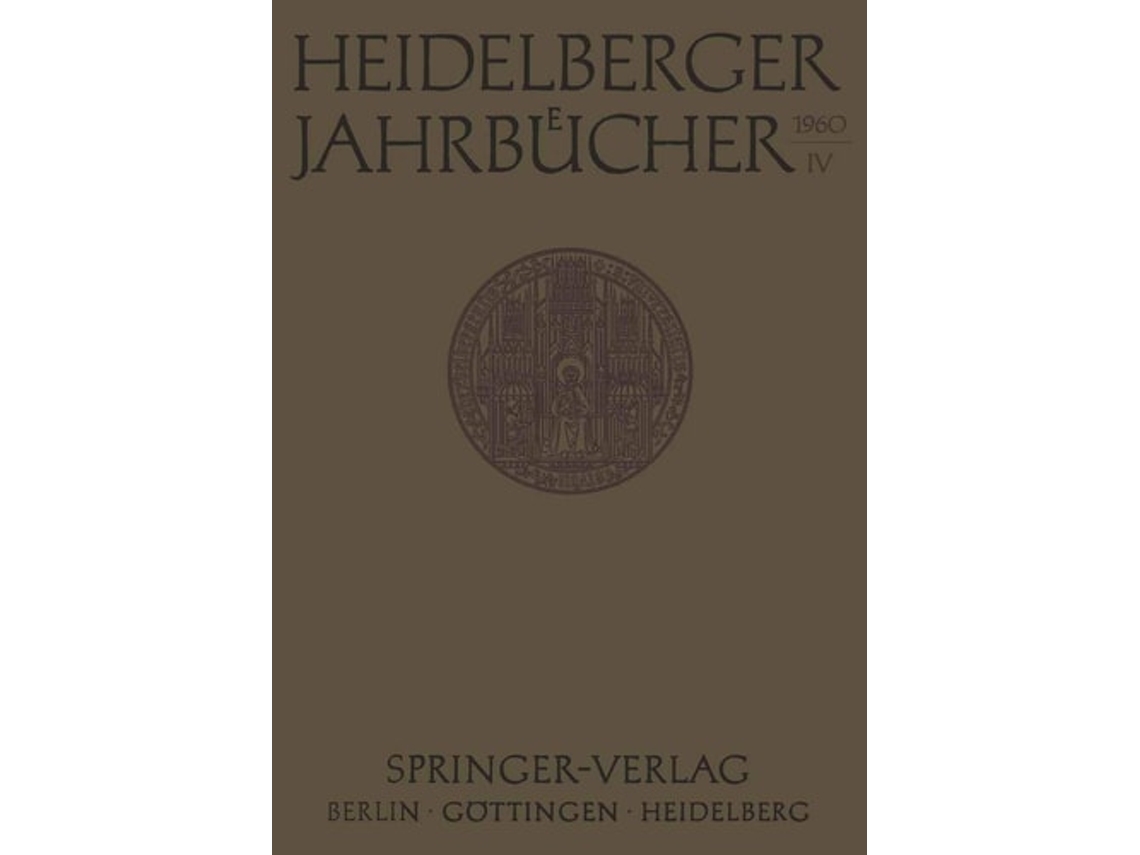 Libro Heidelberger Jahrbucher De Universitäts-gesellschaft (alemán)