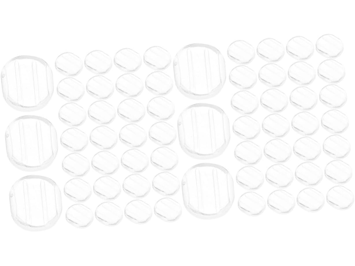 Nuobesty 100 Piezas De Cierres De Silicona Transparente Para Pendientes Con Cierres Antideslizantes