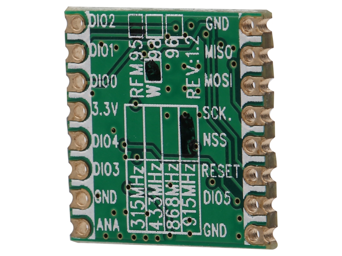 Módulo transceptor inalámbrico LoRa 2026 RFM96 RFM96W 433m 20dBm LoRa™ Componentes electrónicos