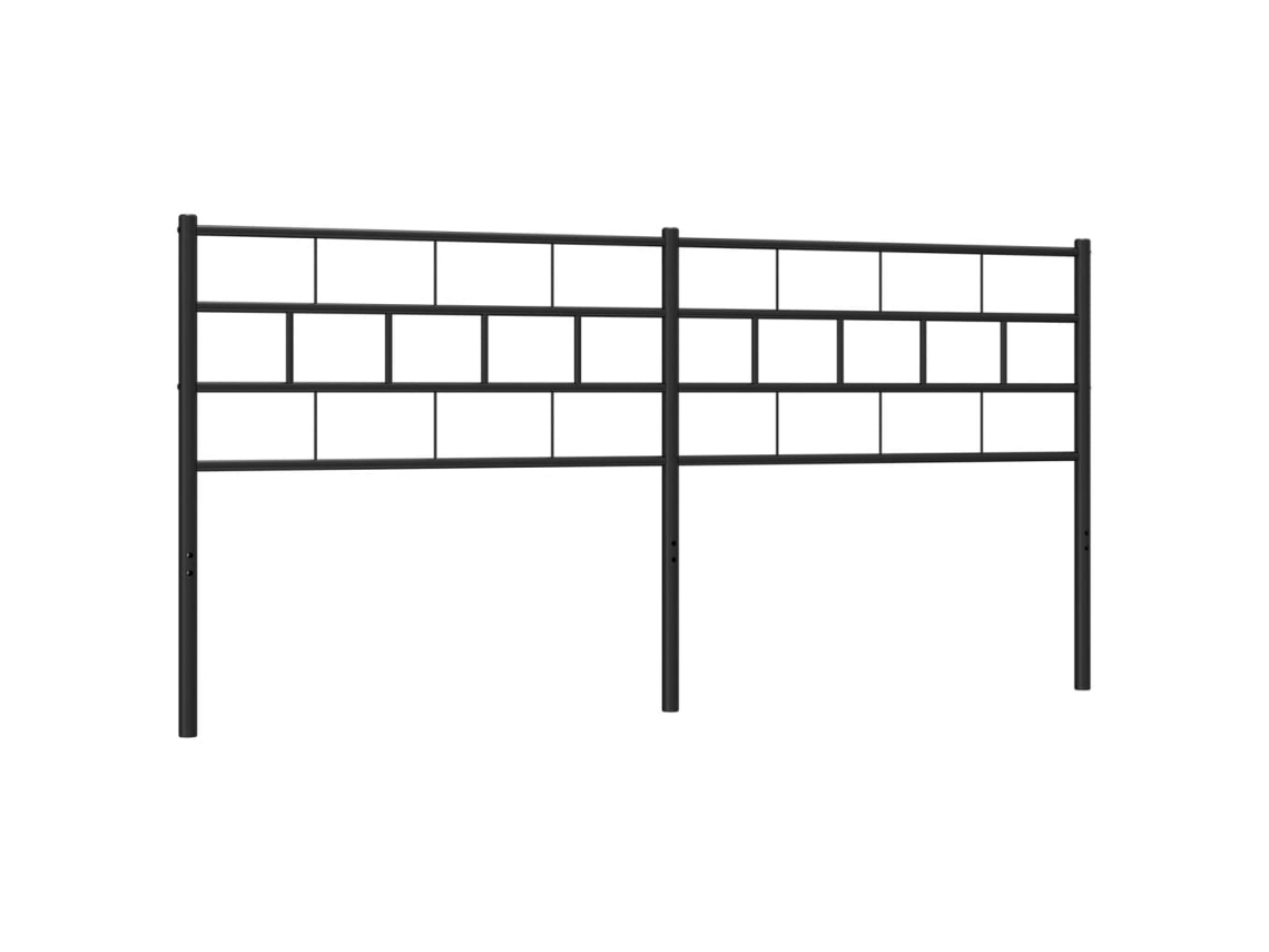 Cabecero de repuesto 160 cm Metal Negro MAISON EXCLUSIVE