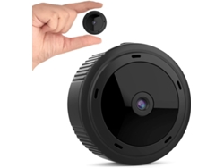 Mini cámara wifi W10 1080P, inalámbrica, HD, IP, visión nocturna, DVR, detección de movimiento, aplicación para interiores y exteriores, Yizhood (negra)