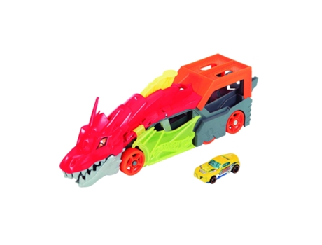 Camión HOT WHEELS camión lanzador dragón (Edad Mínima: 3)