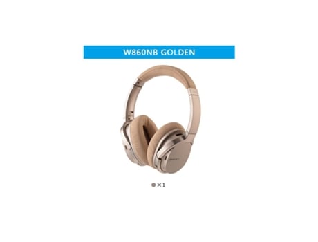 Auriculares Bluetooth Original Edifier W860Nb ANC Control táctil Nfc Apt-X Decodificación de audio inalámbrica dorada