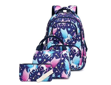 Mochila KOHREE de estudiante de Mochila KOHREE de viaje impermeable de tres piezas