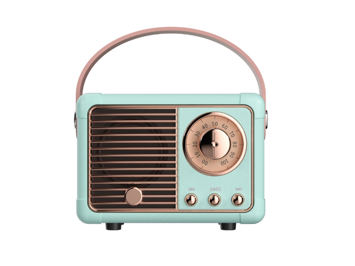 Altavoz Bluetooth Mini MOROROR(Azul - Autonomía: Hasta 6 Horas - Alcance: Hasta 10 m)