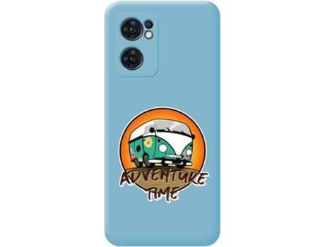 Carcasa para Oppo Find X5 Lite 5G TUMUNDOSMARTPHONE Silicona Líquida Dibujos Azul