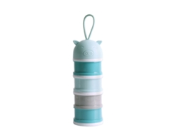 Dispensador Portátil De Leche En Polvo Para Bebés De 4 Capas Para Almacenamiento De Viaje, Libre De Bpa, 110 °c, 55 G/capa