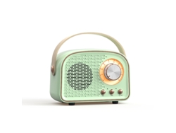 (verde) Altavoz Bluetooth Retro - Decoración Retro - Altavoz Bluetooth Inalámbrico Portátil