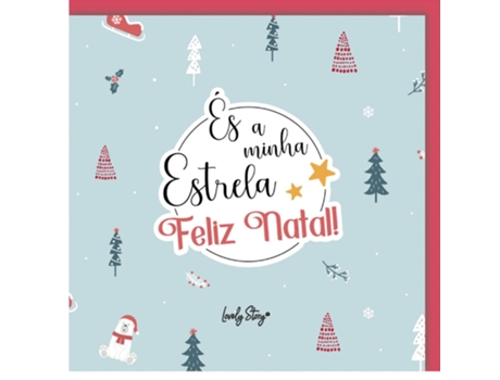 Postal LOVELY STORY Eres mi estrella ¡Feliz Navidad! Tr2320Mt-Pt