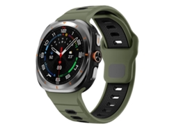 Correa de silicona para Samsung Galaxy Watch Ultra con rayas horizontales y hebilla invertida (47 mm)