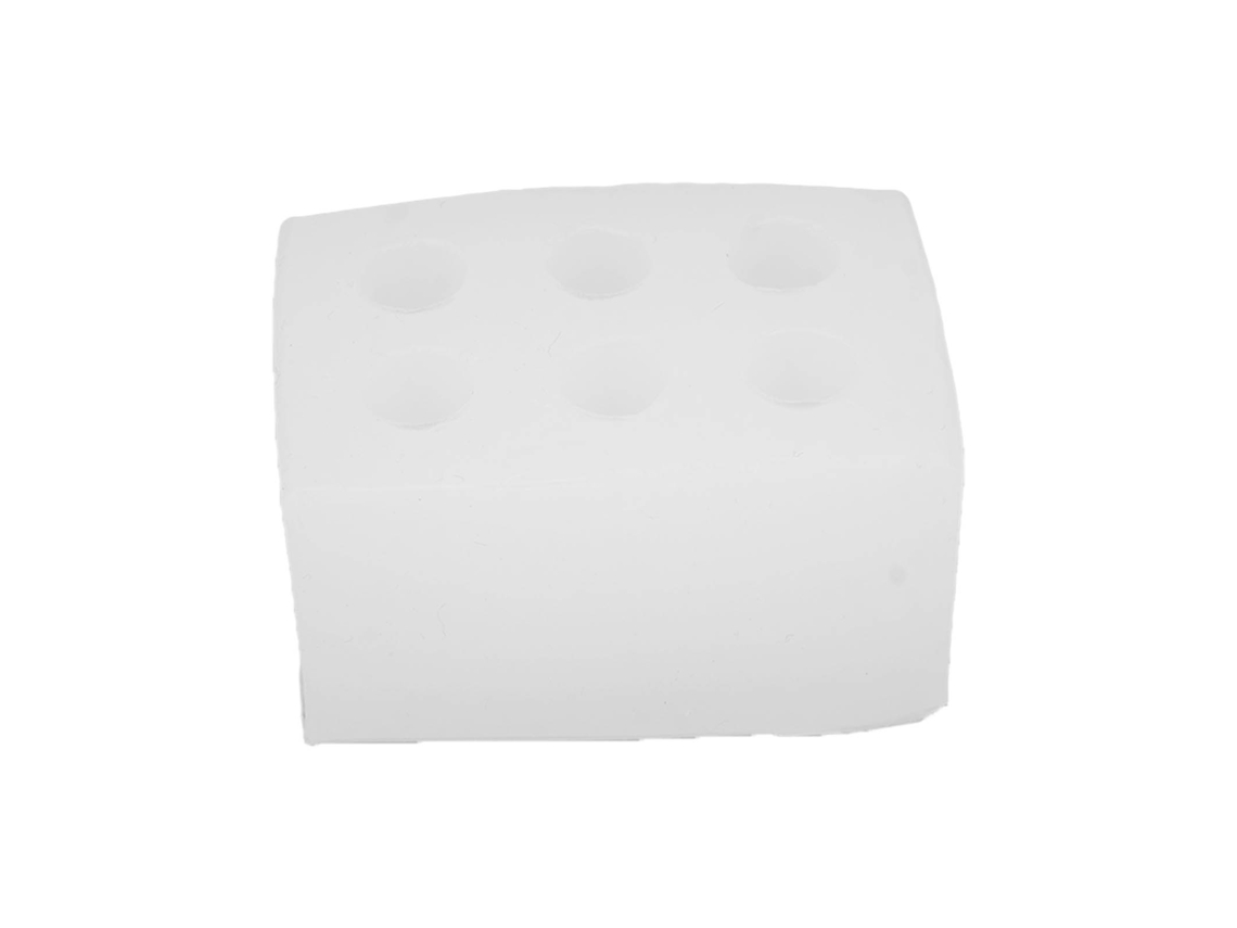 Molde De Silicona 3d Reutilizable Para Velas Cilíndricas, Con 6 Cavidades, Para Uso Doméstico.