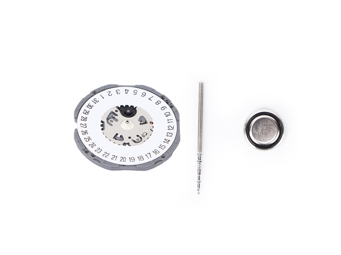 Mecanismo De Reloj Vj32b Con Calendario, Pieza De Repuesto Para Relojeros, Incluye Pila Sr621sw.