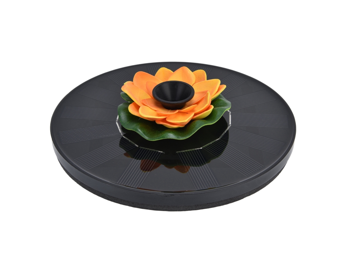 Bomba de agua solar flotante, fuente pequeña para jardín, piscina y pájaros.