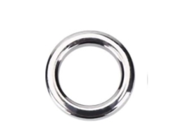 Conectores para señuelos de pesca de acero inoxidable de 4 mm, 50 unidades