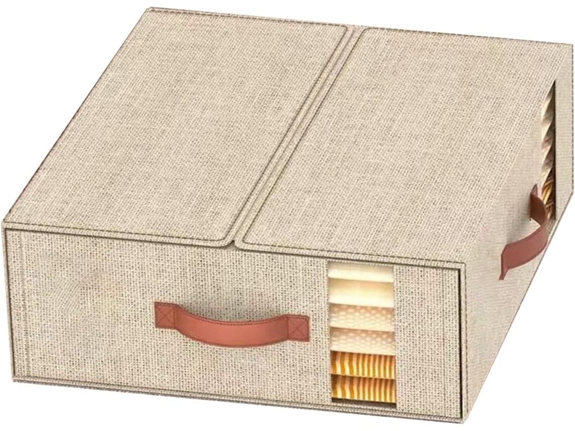 Organizador de sábanas | Organizador y estuche para sábanas tamaño queen y king, bolsa organizadora Slowmoose