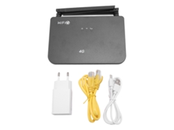 Router Wifi Inalámbrico 300 Mbps, 2 Antenas, Carga Type C, Punto De Acceso 4g Lte Con Sim