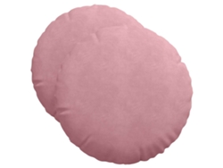 Cojines para asiento, 2 unidades, rosa, Ø 40 x 13 cm, terciopelo HARLANV1