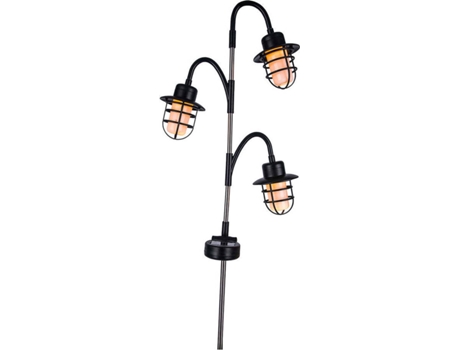Iluminación Decorativa LUMI JARDIN (Negro - Plástico - 23x8x74)