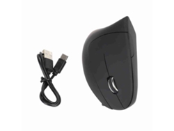 Ratón Vertical Óptico Inalámbrico De 1600 Dpi, Ergonómico Y Recargable Para Pc, Portátil, Juegos Y Oficina.