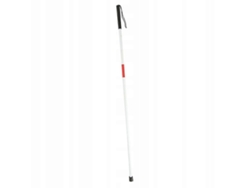 Juego de bastones largos plegables blancos (4 piezas)