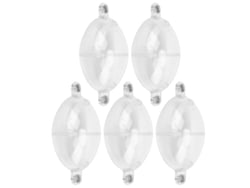 2026rebe-5 Piezas Flotadores Burbuja Para Pesca Marina Controlador Superficie Gruesa Flotador Bola Transparente Blanco Accesorios Pesca