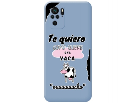 Carcasa Xiaomi Redmi Note 10 / 10S TUMUNDOSMARTPHONE Silicona Líquida Dibujos Azul
