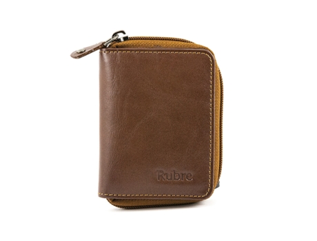 Cartera en Piel con Monedero RUBRE