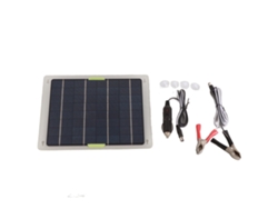 Cargador Solar De Baterías De 12 V Con Controlador Mppt, Resistente Al Agua Ip67, 10 W Para Coches, Barcos Y Autocaravanas.
