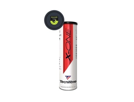 Juego de 4 Pelotas de Tenis TECNIFIBRE X-one
