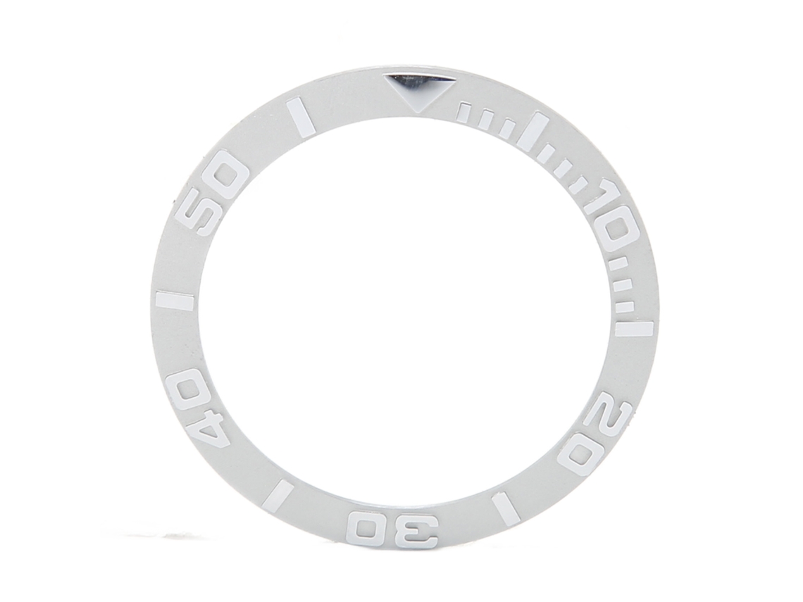 Anillo De Repuesto De 38 Mm Para Bisel De Reloj De Cerámica, Color Plata.