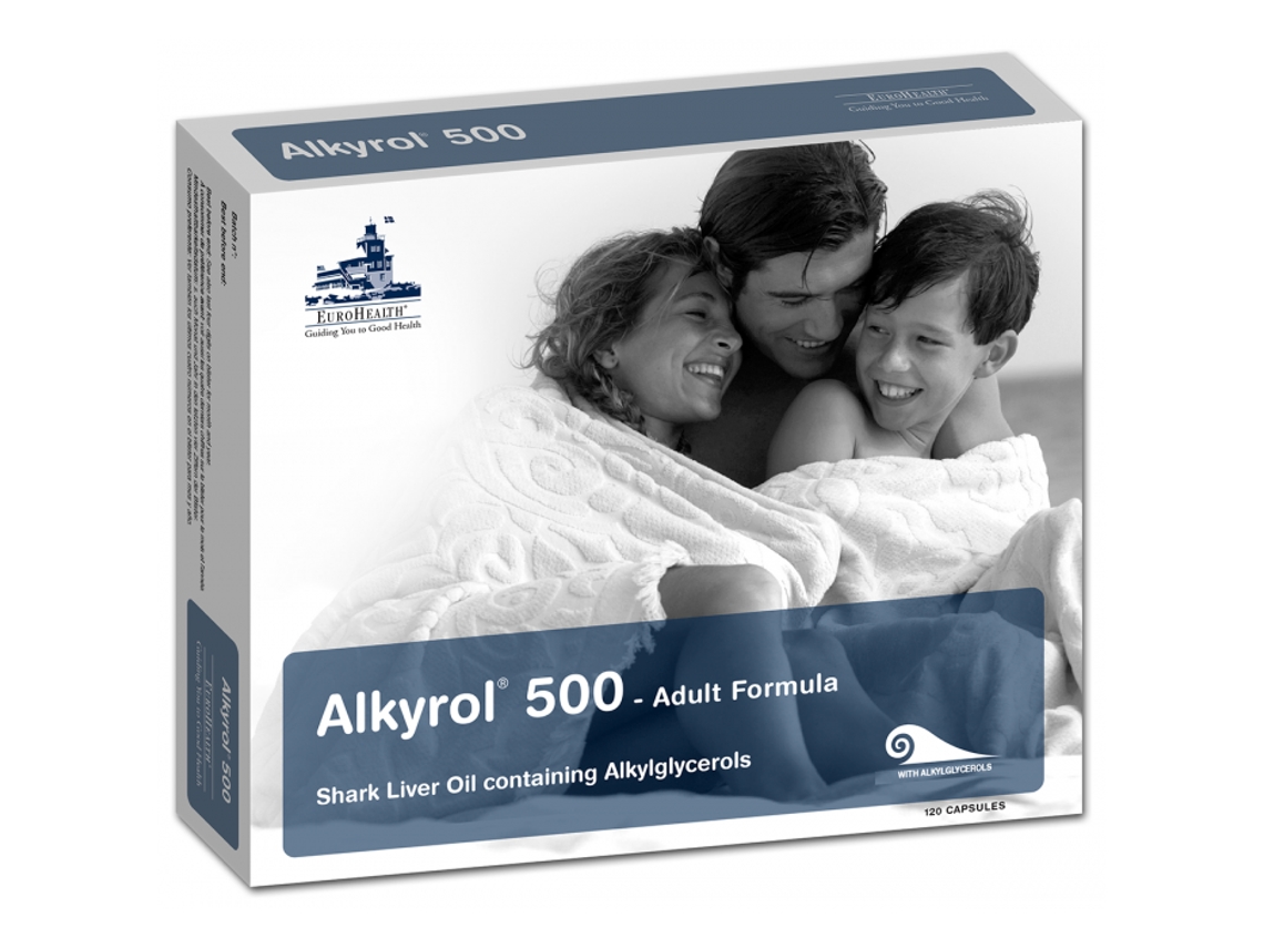 Alkyrol 500 mg 120 Cápsulas EUROHEALTH