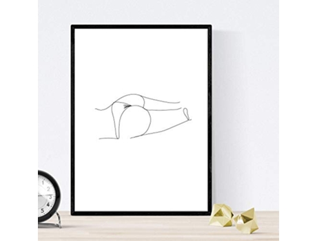 Poster NACNIC Dibujos y Bocetos a Una Linea (A3)