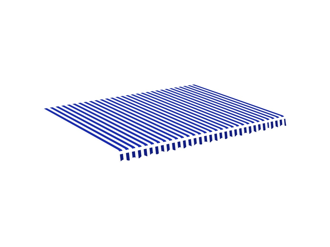 Maison Exclusive - Tela De Repuesto Para Toldo Azul Y Blanco 4,5x3,5 M