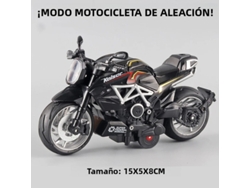Modelo De Motocicleta De Aleación De Metal En Miniatura, Juguete De Simulación De Carreras Todoterreno, Regalo