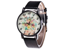 Reloj De Cuero Pu Unisex Zhoulianfa Moda Ilustración Negro