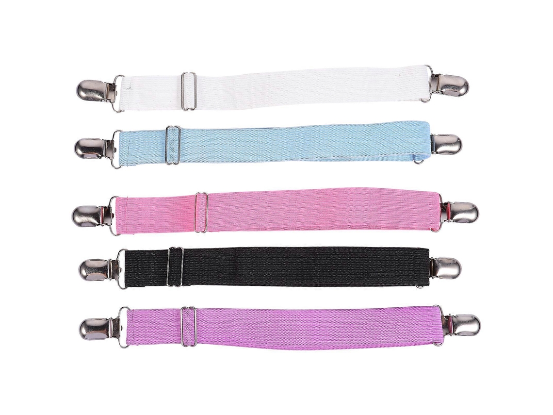 Rebe-5 Clips Ajustables Para Sábanas Elásticas Fijadores De Colchón Mantenedores De Sábanas Resistentes 28x2.5cm