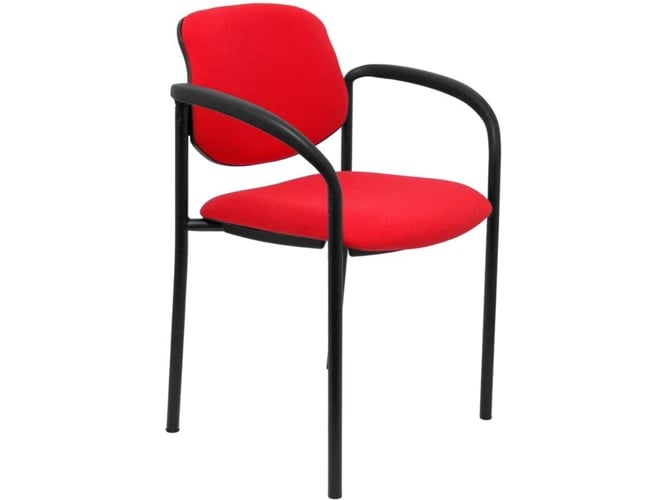 Silla de Confidente PIQUERAS Y CRESPO Villalgordo Rojo (Brazos)