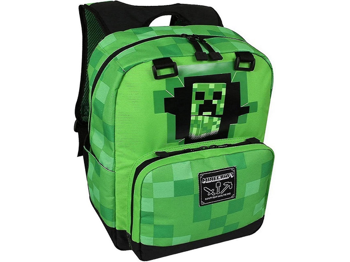 Mochila escolar de Minecraft para niños de primaria Aquaforge