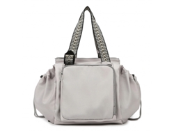 Mochila multifuncional tipo mochila para mamá, ideal para guardar cosas, ideal para viajes y como bolso de hombro. Gris 322335 Yunzii