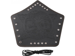 Pulseras Punk Knight Con Estampado Gótico En Relieve, Pulseras Ajustables Para Hombres Y