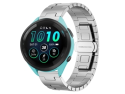 Bracelete Para Garmin Forerunner 265 Music (22mm) - Liga De Titânio Prata