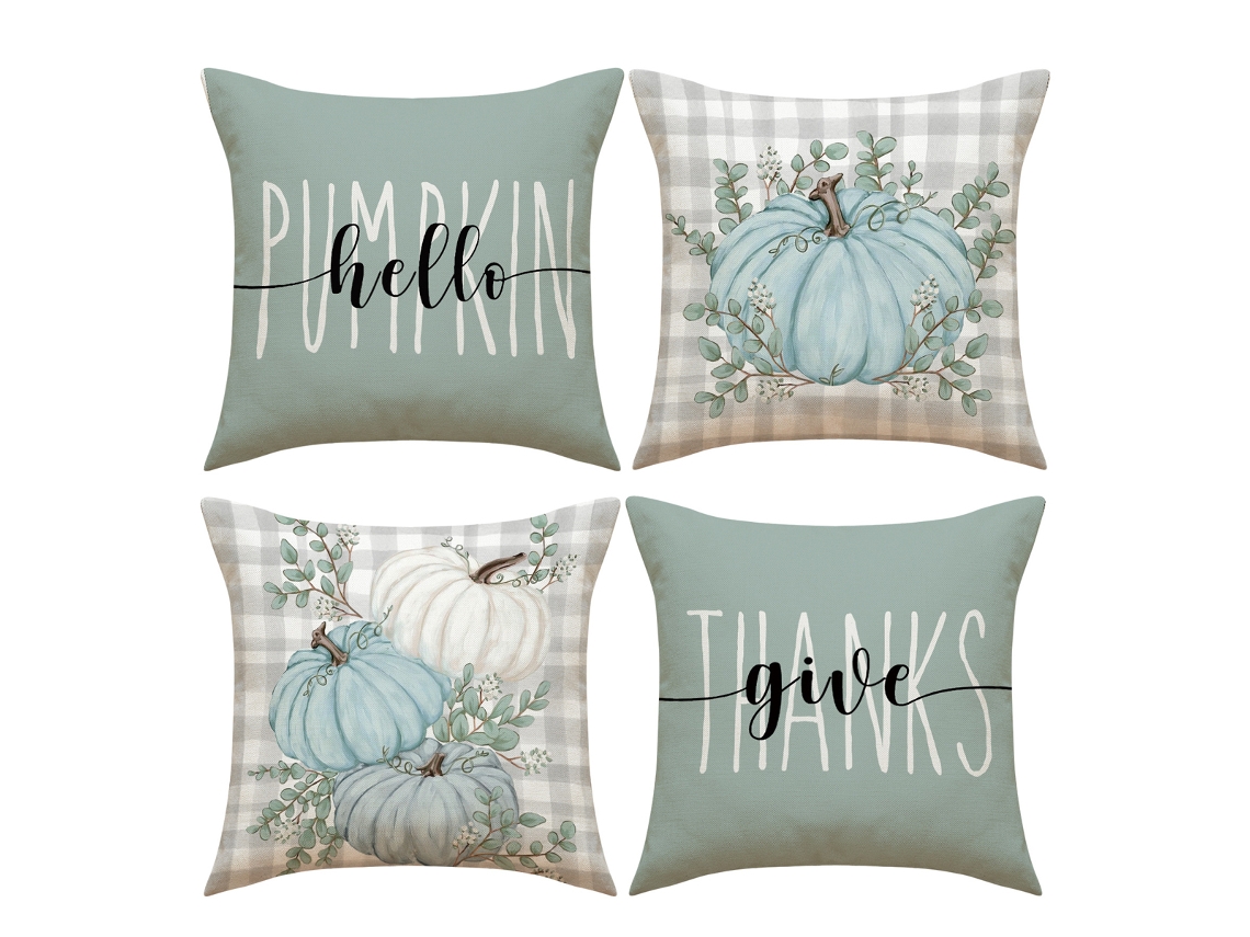 Juego De 4 Fundas De Almohada Decorativas, 45 X 45 Cm