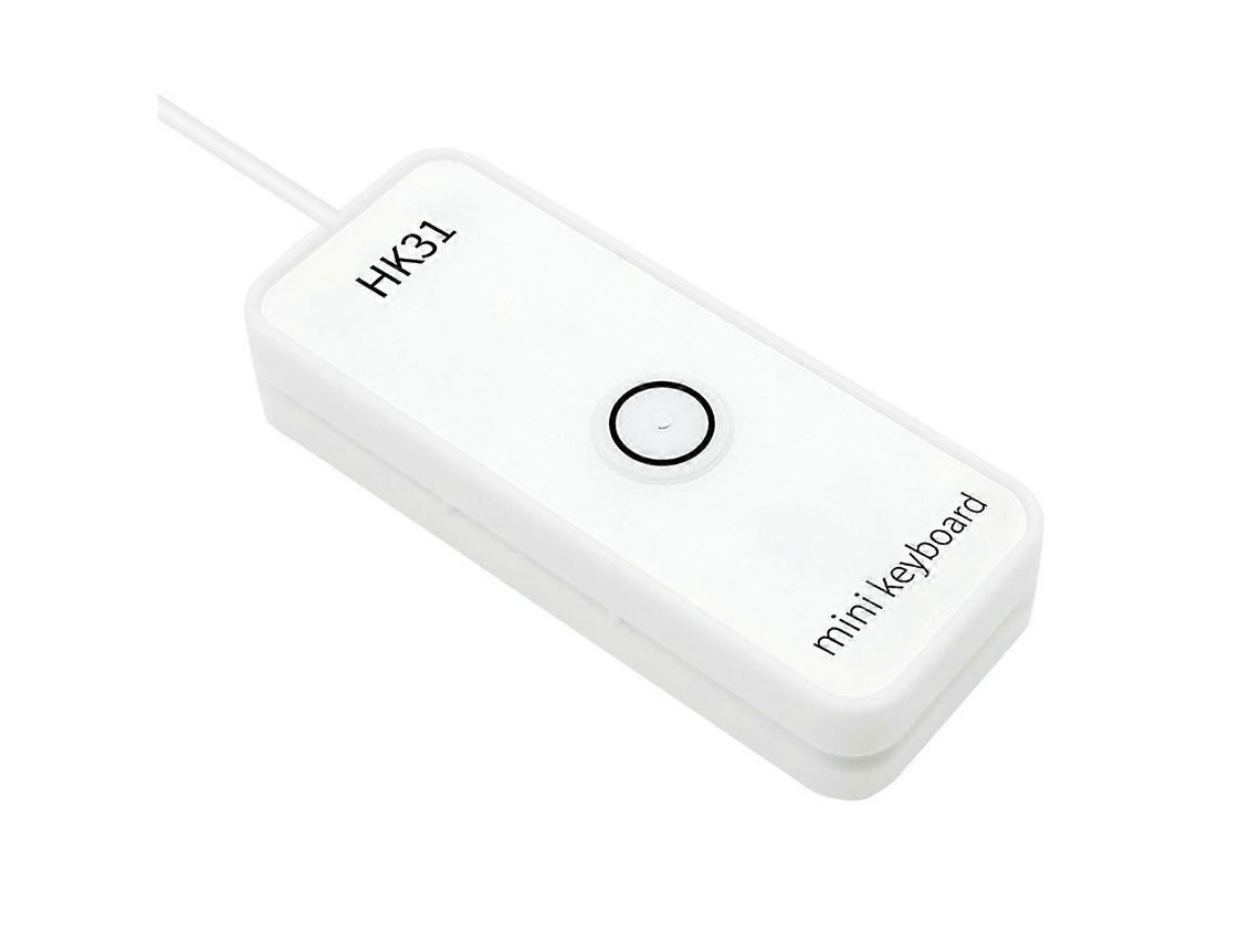 Teclado USB con programación de macros, conexión USB, diseño braille para el trabajo y el ocio, teclado portátil, Everley891