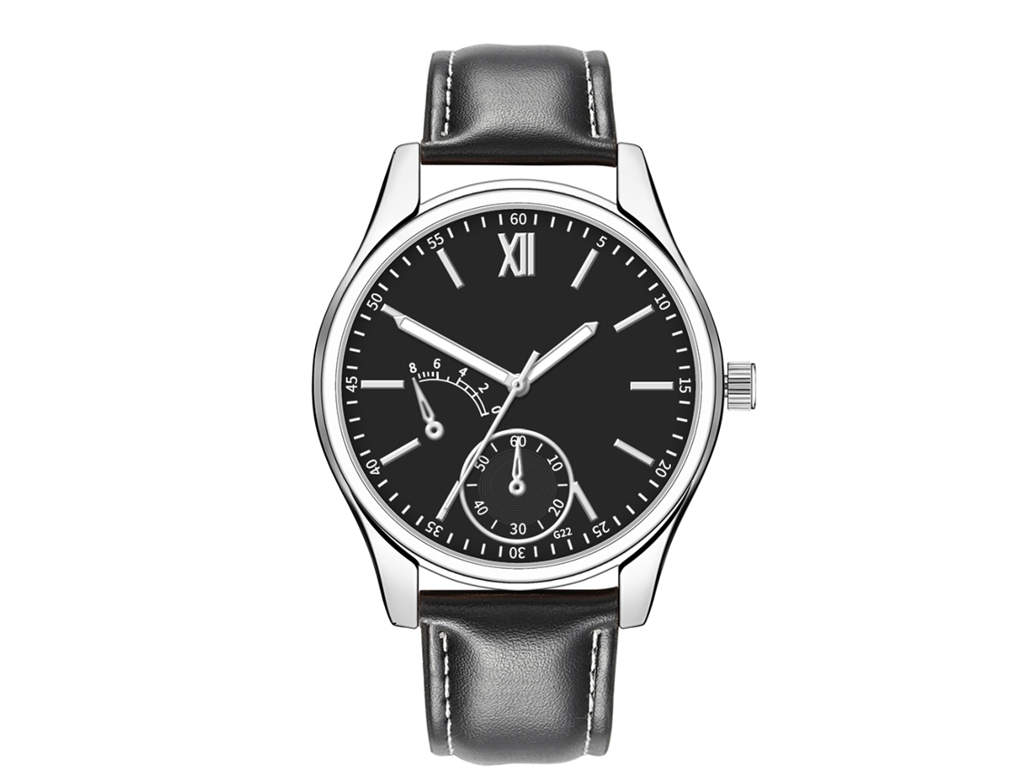 Reloj De Cuarzo Clásico Moderno Estilo Casual Para Hombres Regalo Decorativo