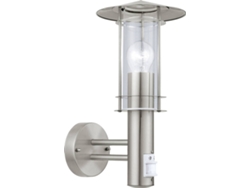 APLIQUE EGLO LISIO C/SENSOR 90º AÇO INOX