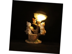 Estatua De Gato De Resina Con Energía Solar Para Decoración De Jardín, Adorable Lámpara De Exterior